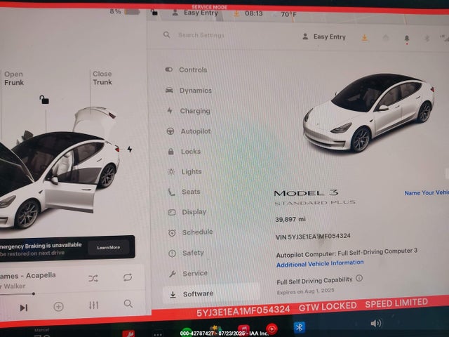 2021 TESLA MODEL 3 5YJ3E1EA1MF054324 Photo 6