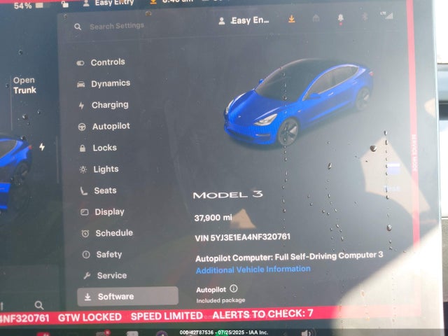 2022 TESLA MODEL 3 5YJ3E1EA4NF320761 Photo 6