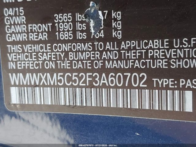 2015 MINI HARDTOP WMWXM5C52F3A60702 Photo 8