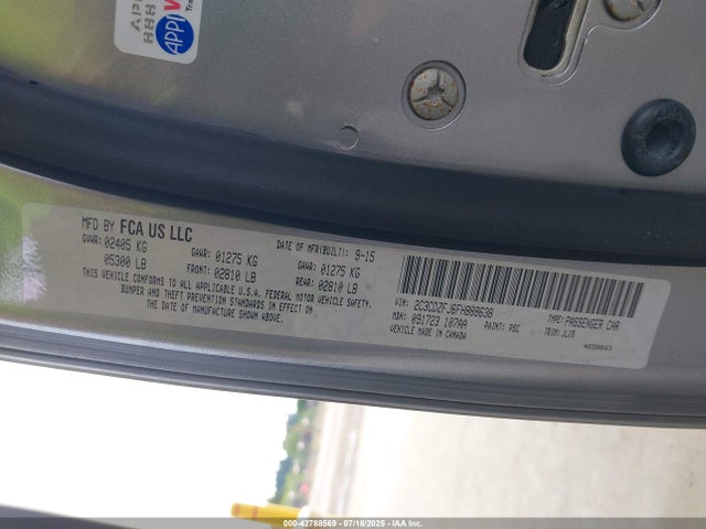 2C3CDZFJ6FH888638 Dodge 2015