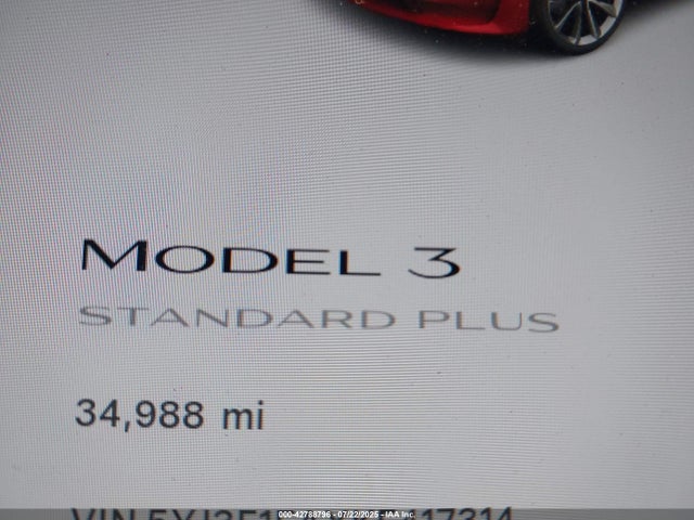 2019 TESLA MODEL 3 5YJ3E1EAXKF417314 Photo 6