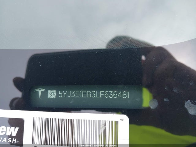 5YJ3E1EB3LF636481 Tesla MODEL 3