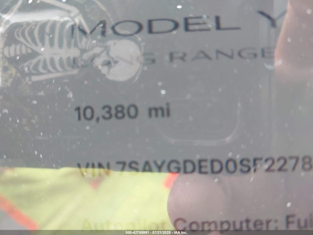 Tesla 2025 2025 7SAYGDED0SF227875 Image 7