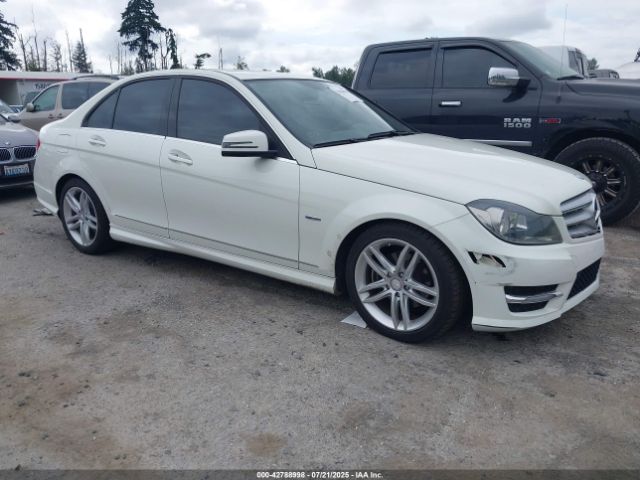 2012 MERCEDES-BENZ C 250 WDDGF4HB9CR193961