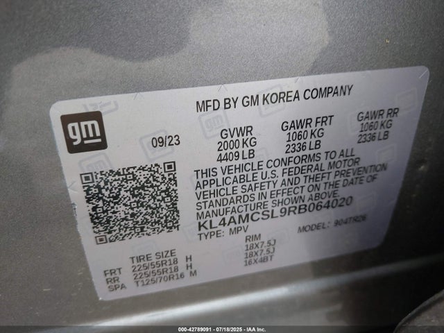 Buick l3t 2024 KL4AMCSL9RB064020 Image 9