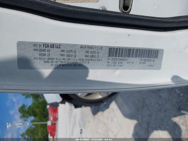 2C3CDXCTXHH524817 Dodge 2017