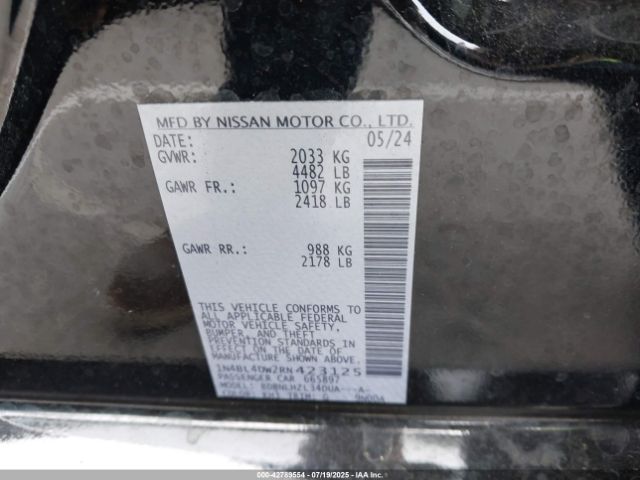 2024 NISSAN ALTIMA 1N4BL4DW2RN423125 Photo 8