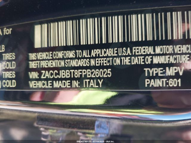2015 JEEP RENEGADE ZACCJBBT8FPB26025 Photo 8