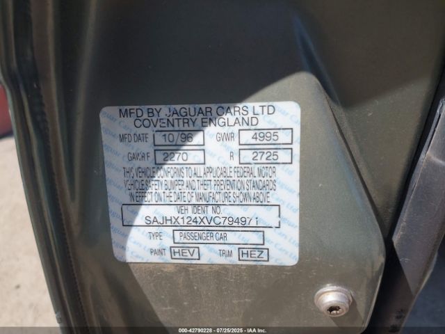 1997 JAGUAR XJ6 SAJHX124XVC794971 Photo 8