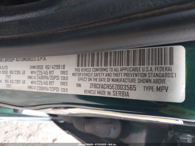 2014 FIAT 500L ZFBCFACH5EZ003565 Photo 8