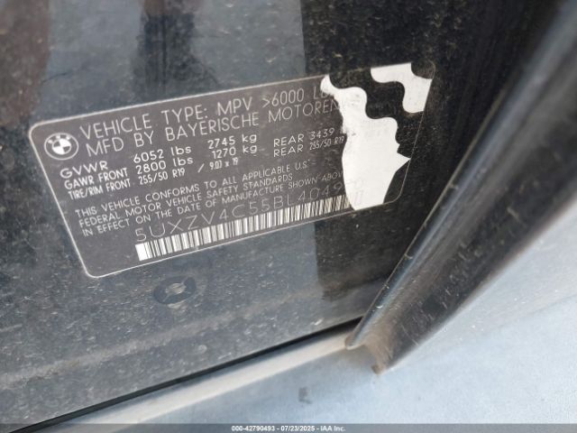 2011 BMW X5 5UXZV4C55BL404970 Photo 8