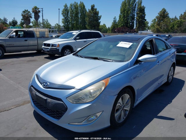 2013 Hyundai Sonata Hybrid Limited მანქანა იყიდება აუქციონზე, vin: KMHEC4A43DA075180, აუქციონის ნომერი: 42790606