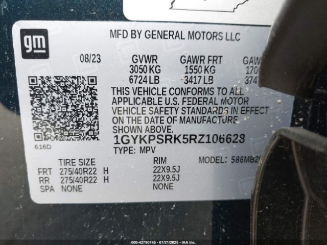 2024 CADILLAC LYRIQ 1GYKPSRK5RZ106628 Photo 8