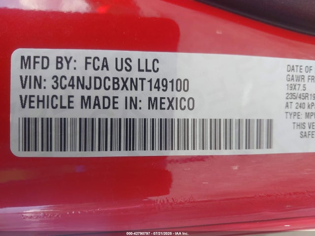 Jeep Compass 2022 3C4NJDCBXNT149100 Image 9