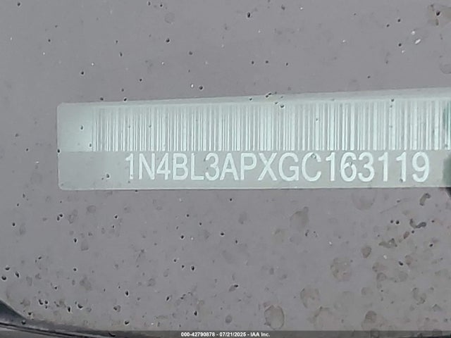 1N4BL3APXGC163119 Nissan Altima