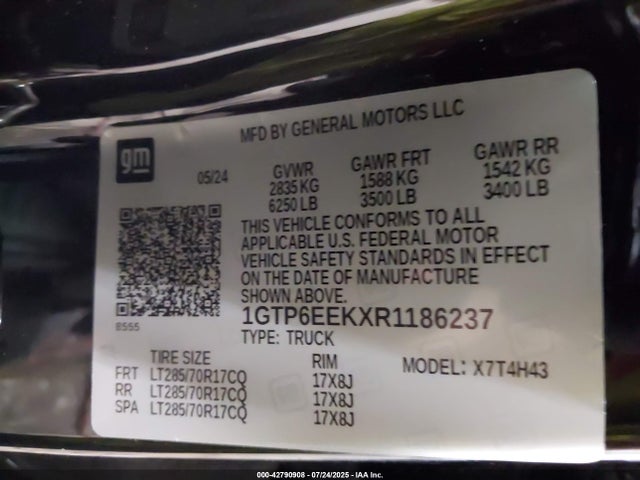 GMC l3b 2024 1GTP6EEKXR1186237 Image 9
