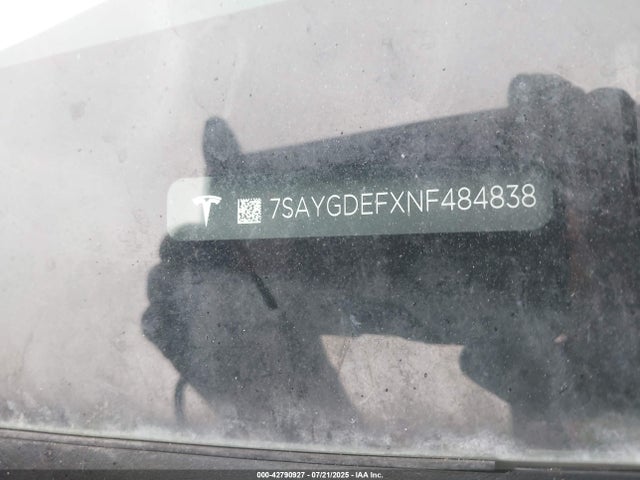 7SAYGDEFXNF484838 Tesla Model Y