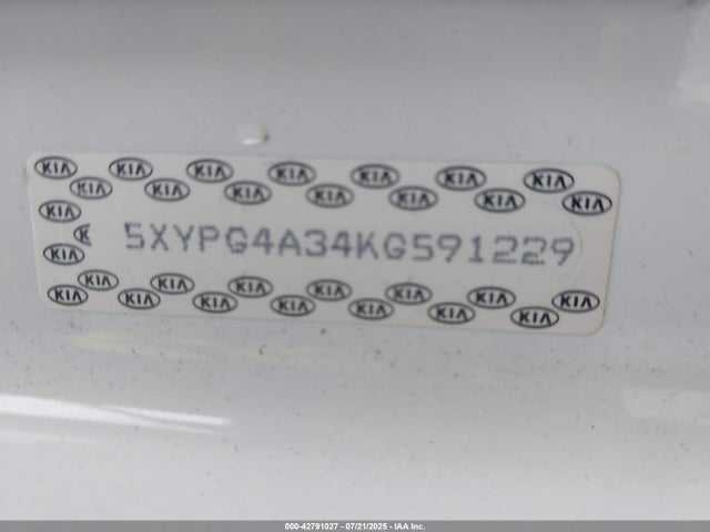 5XYPG4A34KG591229 KIA gdi theta-ii