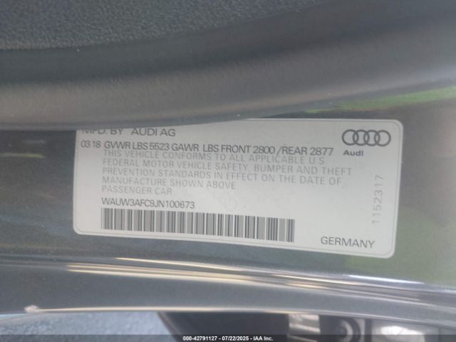 2018 AUDI A7 WAUW3AFC9JN100673 Photo 8