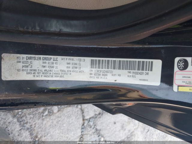 2013 CHRYSLER 200 1C3BCBFG2DN667231 Photo 8