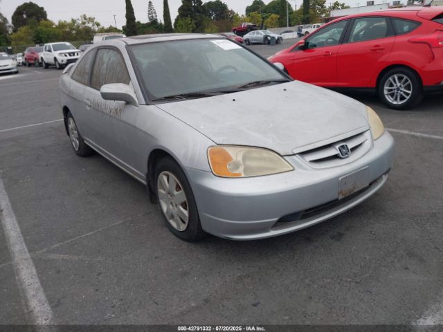 2001 HONDA CIVIC 1HGEM22951L109380