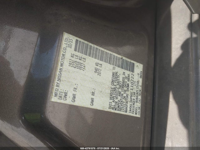 1N4AL3AP6GC110722 Nissan 2016