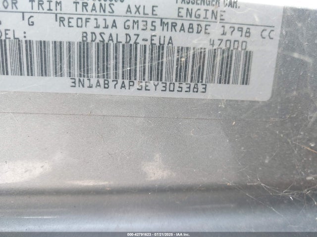 3N1AB7AP5EY305383 Nissan 2014