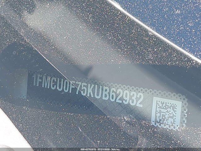 1FMCU0F75KUB62932 Ford 2.5l i-vct