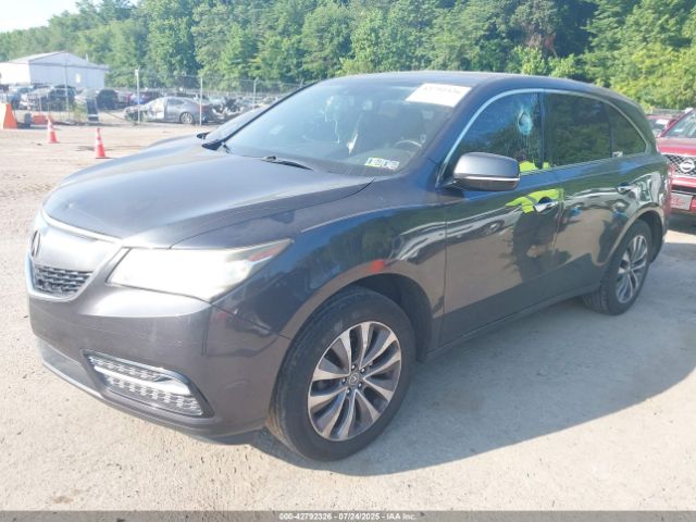 2014 ACURA MDX 5FRYD3H49EB010324 Photo 1