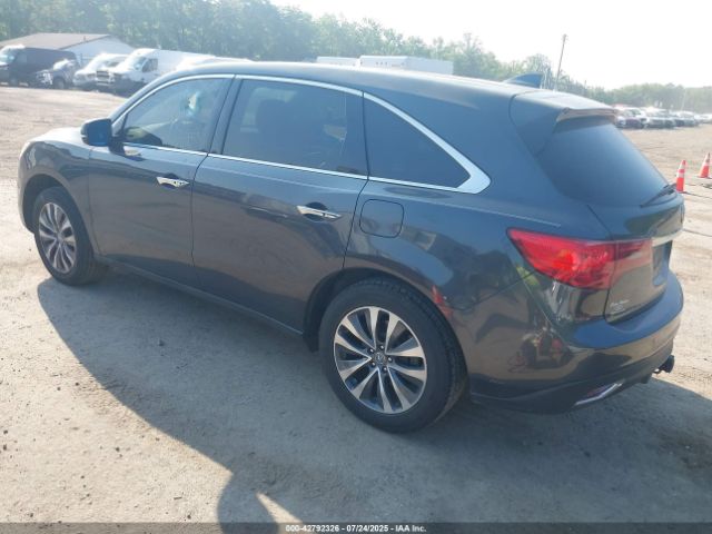 2014 ACURA MDX 5FRYD3H49EB010324 Photo 2