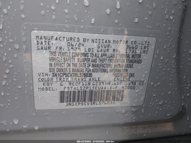 Nissan Kicks 2024 3N1CP5CV3RL576035 Image 9