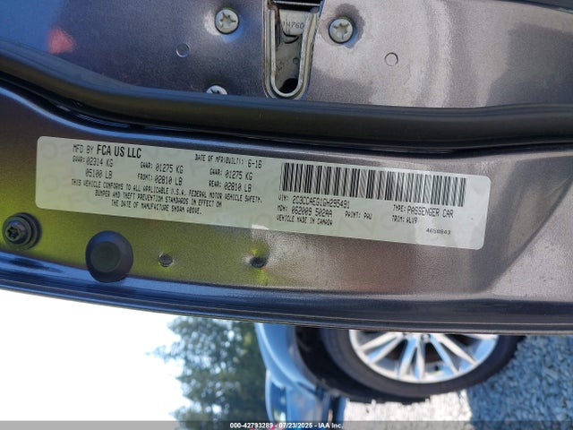 2C3CCAEG1GH295491 Chrysler 2016