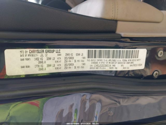 2013 DODGE DURANGO 1C4RDJEG2DC505114 Photo 8