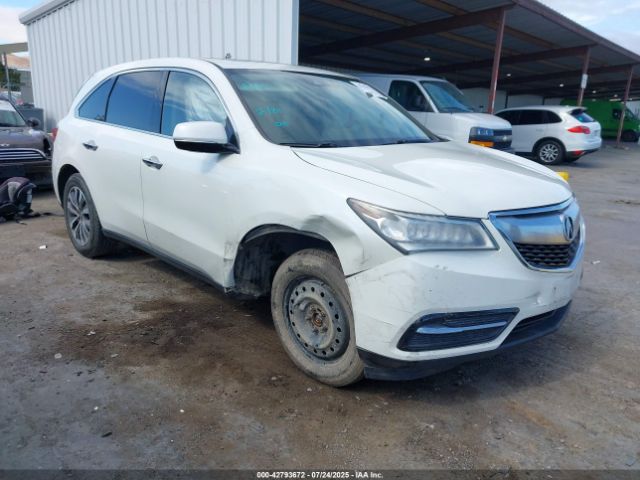 2016 ACURA MDX 5FRYD4H43GB061634 Photo 0