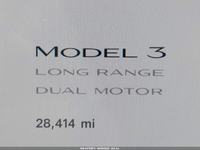 5YJ3E1EBXPF596129 Tesla MODEL 3