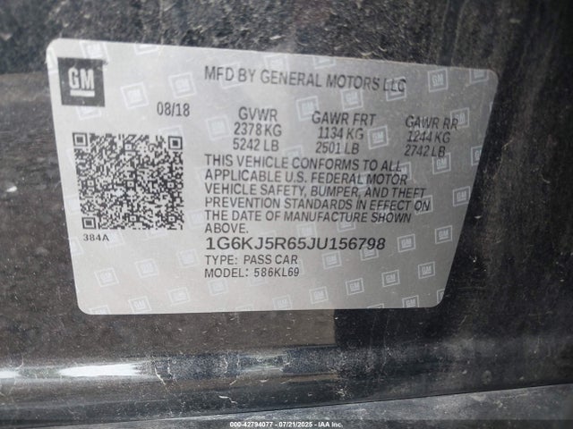 2018 CADILLAC CT6 1G6KJ5R65JU156798 Photo 8
