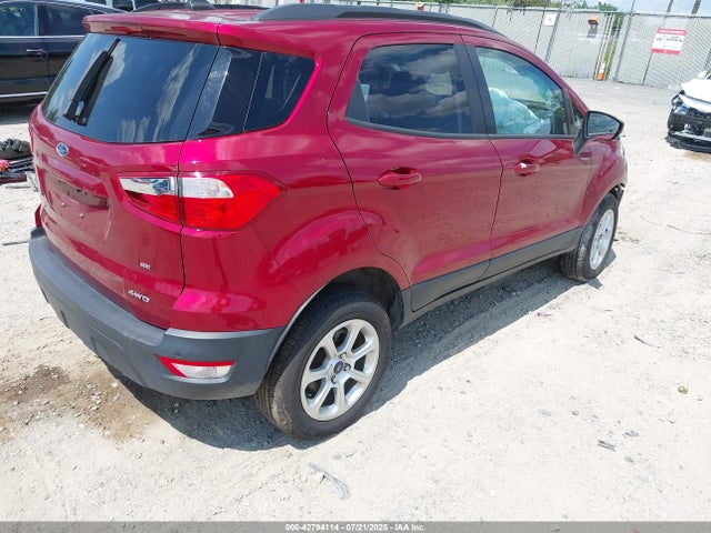 Продажа на аукционе авто 2020 Ford Ecosport Se, vin: MAJ6S3GL2LC324064, номер лота: 42794114