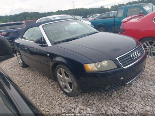 2005 AUDI A4 WAUAC48H85K005601