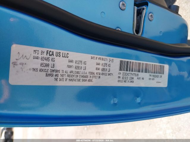2015 DODGE CHARGER 2C3CDXCT7FH778109 Photo 8