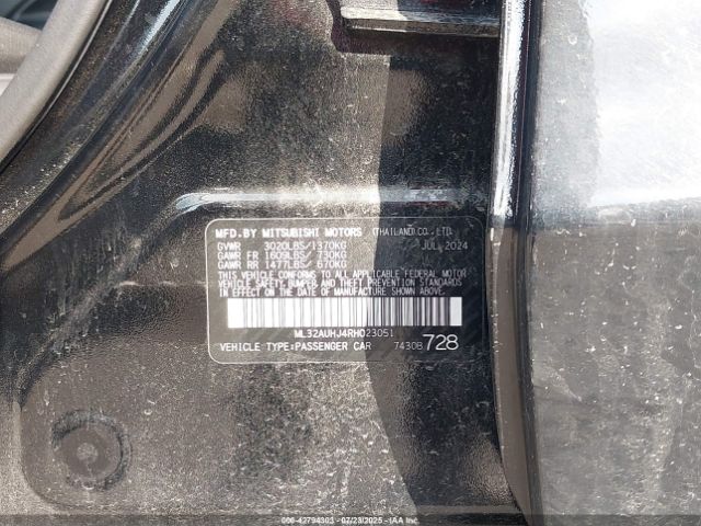 2024 MITSUBISHI MIRAGE ML32AUHJ4RH023051 Photo 8