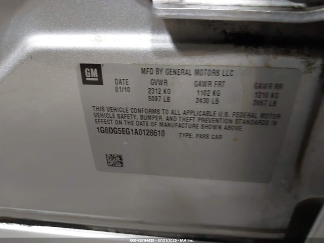 2010 CADILLAC CTS 1G6DG5EG1A0128610 Photo 8
