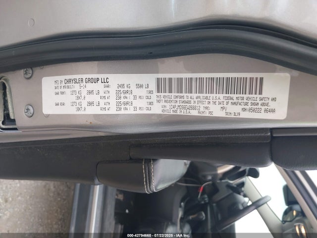 1C4PJMDS6EW266612 Jeep 2014