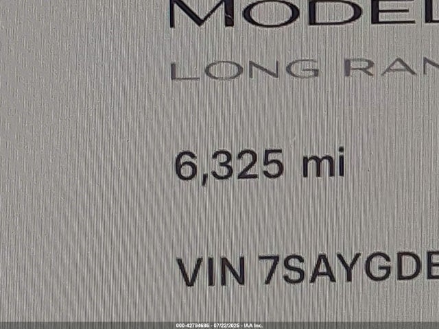 7SAYGDED1RF159399 Tesla Model Y