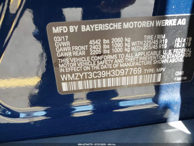 WMZYT3C39H3D97769 Mini Countryman