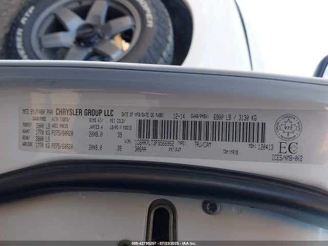 RAM 2015 2015 1C6RR7LT3FS566962 Image 9