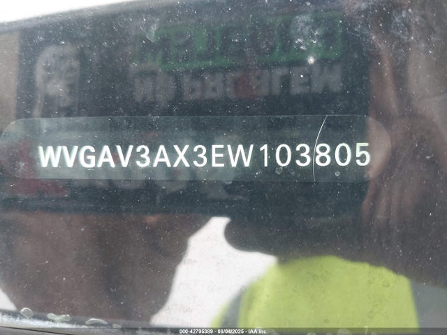 WVGAV3AX3EW103805 Volkswagen Tiguan