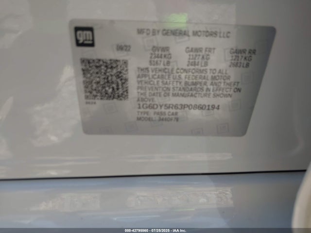 2023 CADILLAC CT5-V 1G6DY5R63P0860194 Photo 8