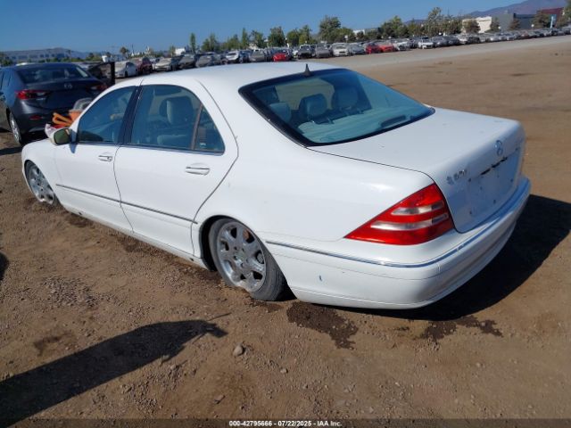 2000 MERCEDES-BENZ S 500 WDBNG75J9YA084416 Photo 2