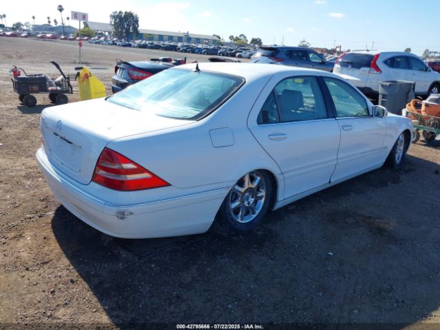 2000 MERCEDES-BENZ S 500 WDBNG75J9YA084416 Photo 3
