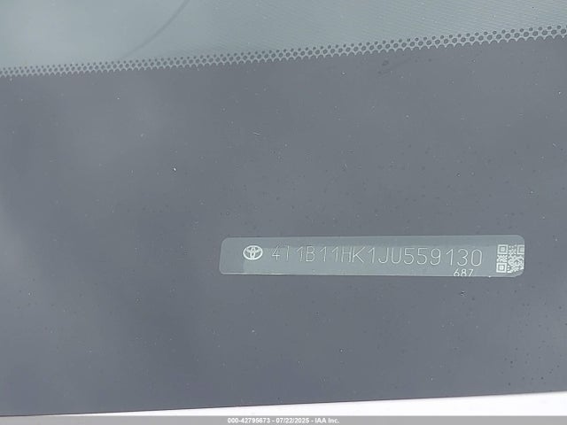 4T1B11HK1JU559130 Toyota a25a-fks